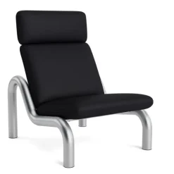- Tube Lounge Chair - sort læder - Ultra^Normann Copenhagen Best
