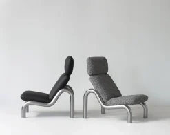 - Tube Lounge Chair - sort læder - Ultra^Normann Copenhagen Best
