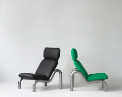 - Tube Lounge Chair - sort læder - Ultra^Normann Copenhagen Best