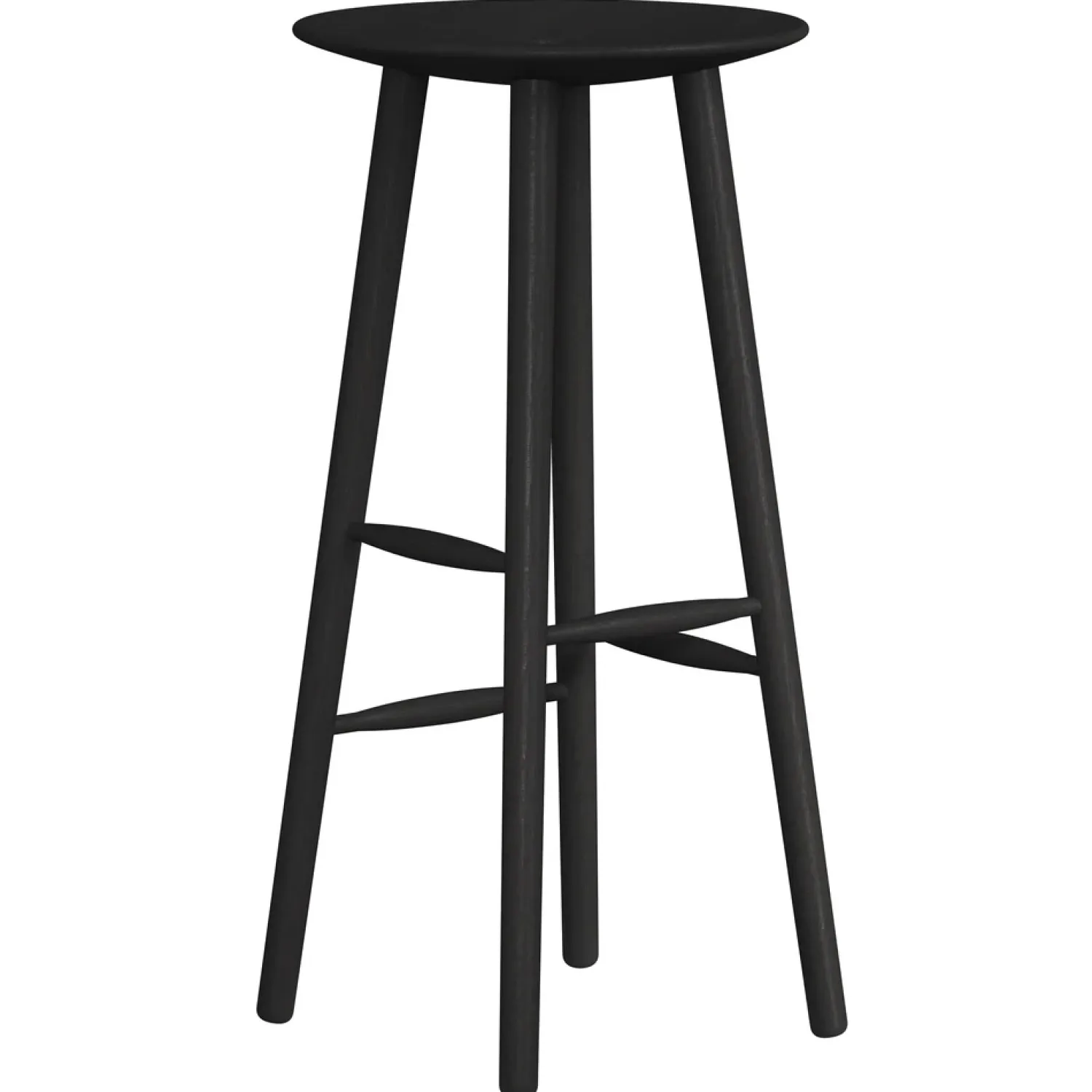 - Barstol - Di VOLO - Sortbejdset Eg - 75 cm^NovoForm Clearance