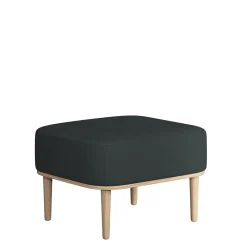 - Fodskammel - Serena - Phantom Grey/Mørk Grå og Natur Eg^NovoForm Discount