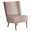 - Lounge Chair - Serena - Dusty Rose og Mørk Eg*NovoForm Outlet