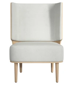 - Lounge Chair - Serena - Silver Grey/Sølv Grå og Natur Eg*NovoForm Online