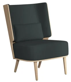 - Lounge Chair - Serena - Phantom Grey/MørkeGrå og Natur Eg^NovoForm Hot