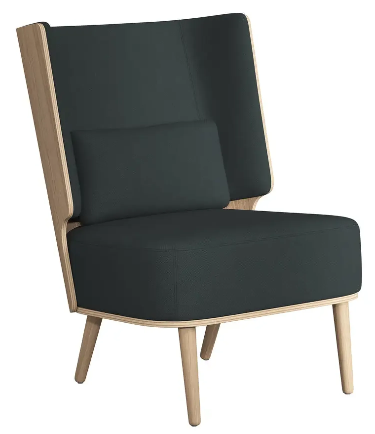 - Lounge Chair - Serena - Phantom Grey/MørkeGrå og Natur Eg^NovoForm Hot