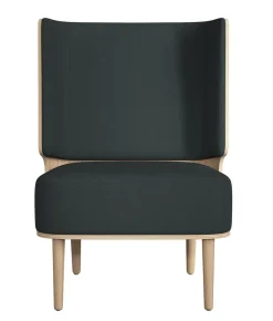 - Lounge Chair - Serena - Phantom Grey/MørkeGrå og Natur Eg^NovoForm Hot