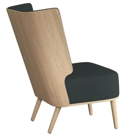 - Lounge Chair - Serena - Phantom Grey/MørkeGrå og Natur Eg^NovoForm Hot