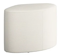 - Puf - Madison - White/Hvid Bouclé^NovoForm Best