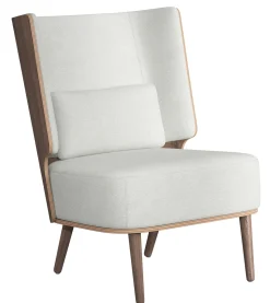 - Ryg Pude - Serena - Silver Grey/ Lys Grå*NovoForm Hot