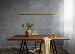 Nuad - Radents Pendant lampe, messing - 135 cm, bordlampe* Best