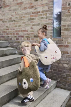 - Taske - Bjørn - Brun/Rød^OYOY Sale