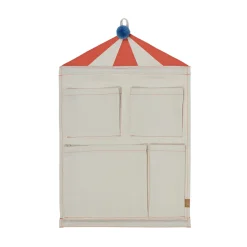- Vægopbevaring - Cirkus - Rød/Beige*OYOY Clearance
