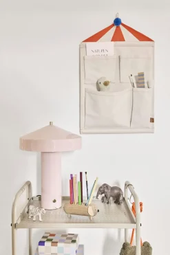 - Vægopbevaring - Cirkus - Rød/Beige*OYOY Clearance