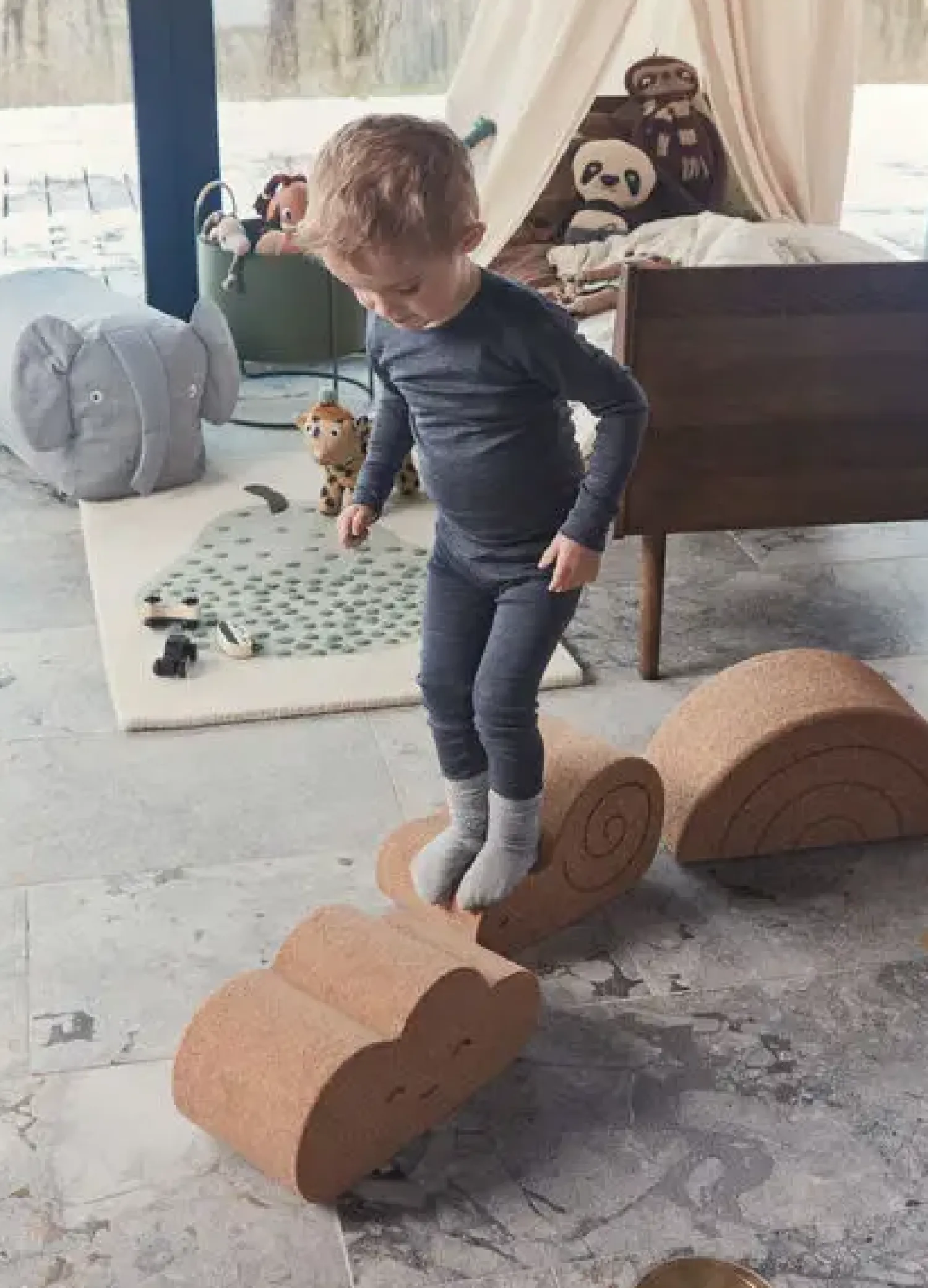 Living - Kork Sally Snegl - Natur*OYOY New