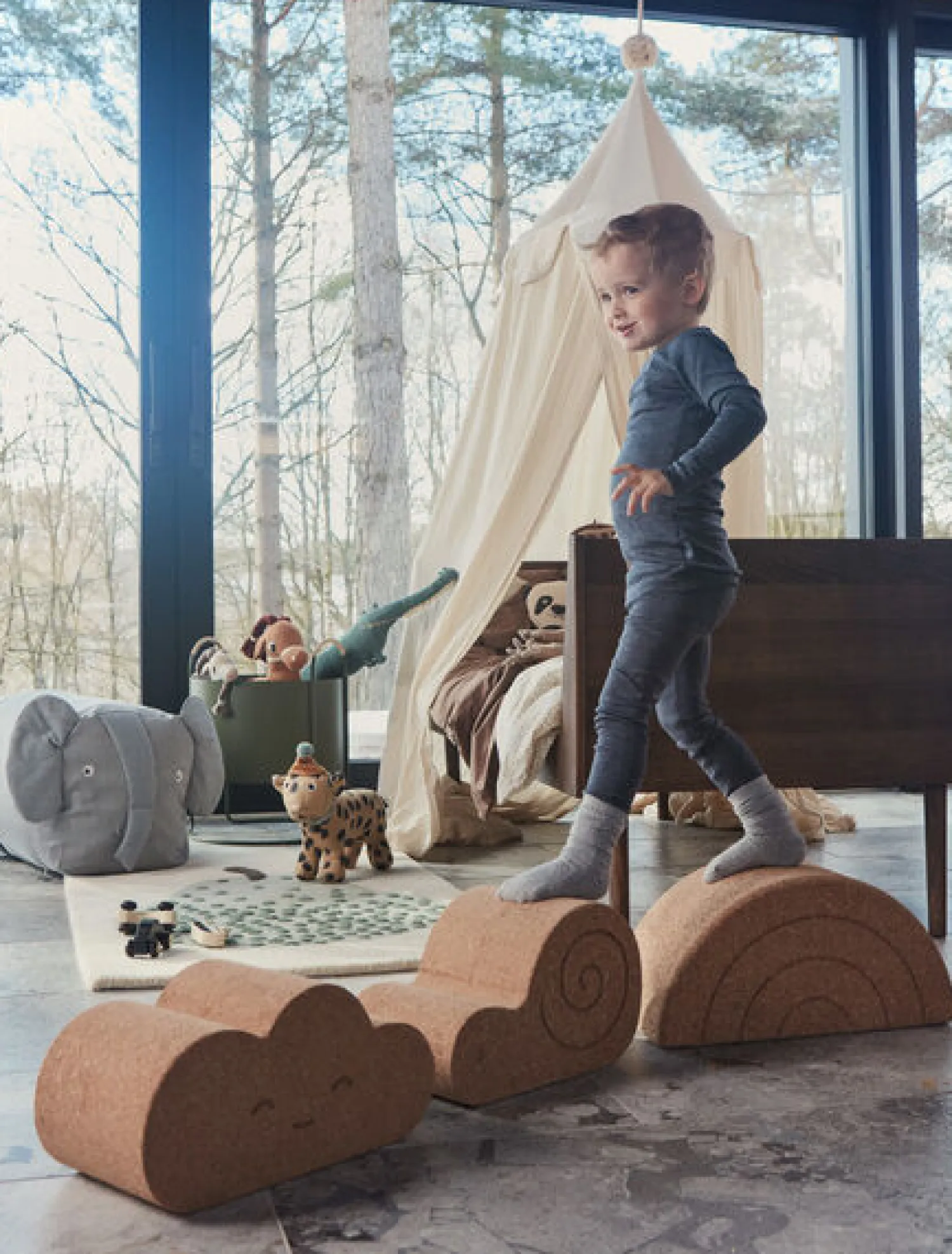 Living - Kork Sally Snegl - Natur*OYOY New