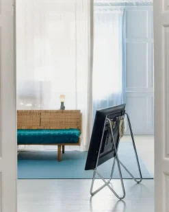 - TV-stander - Bloom - Sølv / Chrome*Pedestal Discount