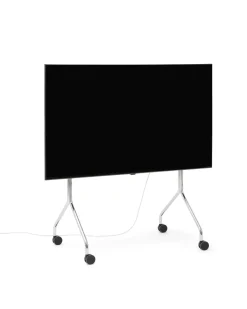 - TV-Stander - Moon Rollin - Chrome / Krom^Pedestal Discount