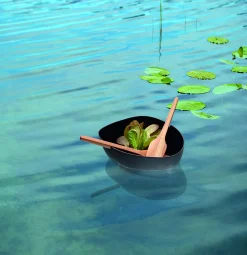 - Boat bowl with salad server^Philippi New