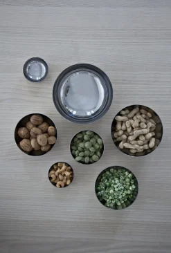 - Skål dia. 8 cm. Rustfrit stål - blank*Piet Hein Hot