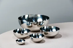 - Skål dia. 8 cm. Rustfrit stål - blank*Piet Hein Hot