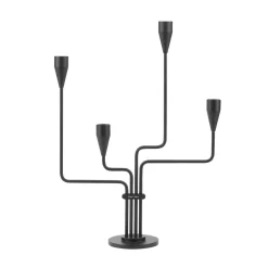 - SORT Lysestage Sydkorset - stål*Piet Hein Discount