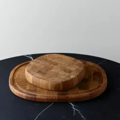 - Supercirkel hakkeblok Ø260*50 mm i teak*Piet Hein Outlet