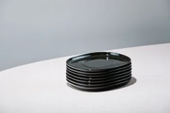 - Superellipse tallerken flad 25*30 - SORT - med plateau*Piet Hein Sale