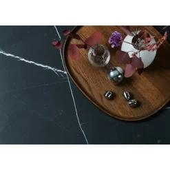 - Superæg i grå læderpose - massiv rustfri stål^Piet Hein