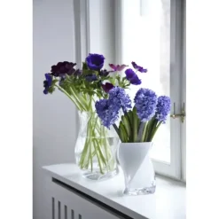 - TWISTER-vase 24 cm - Klar ( 1 lag glas )*Piet Hein Clearance