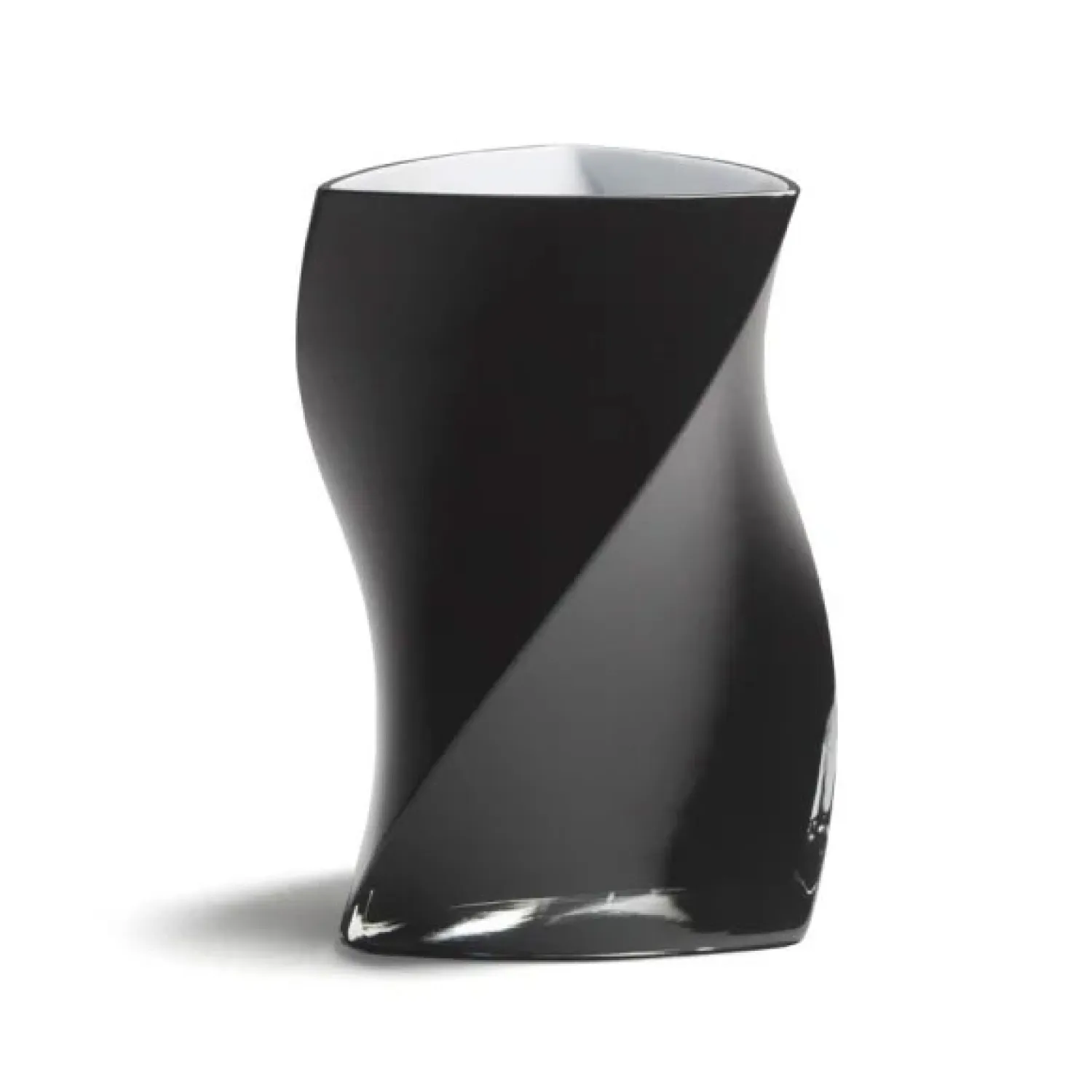 - TWISTER-vase 24 cm - SORT ( 3 lag glas )^Piet Hein Online