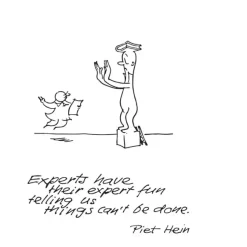 - Vandglas m. gruk: Undfly alle... + Fagfolk har man...*Piet Hein Best