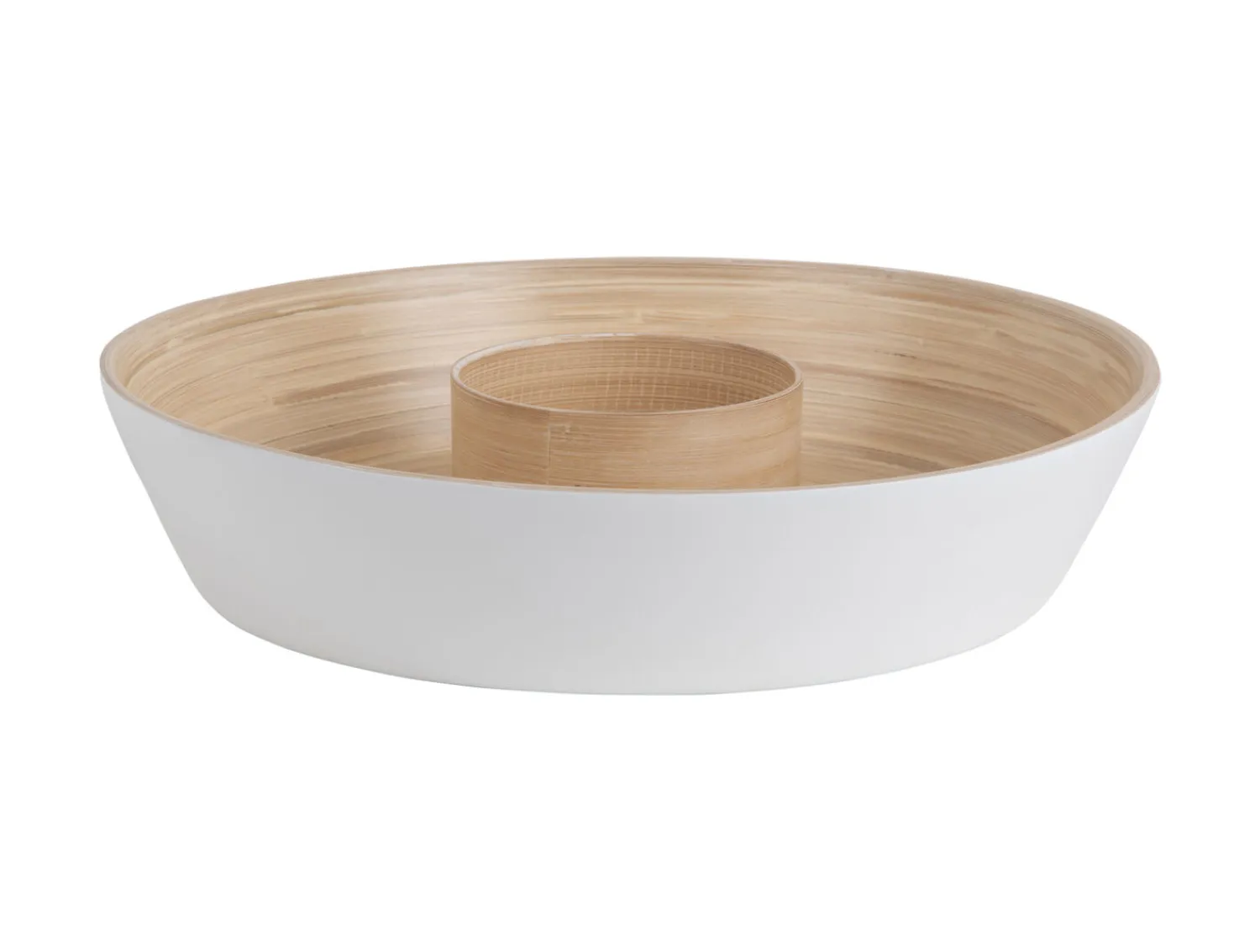 - Bowl Puro chip & dip bamboo white*Present time Best