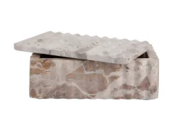 - Bowl rectangle with lid marble brown^Present time Online