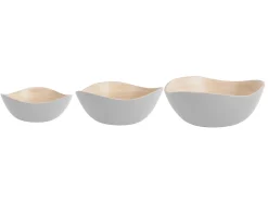 - Bowl set Puro Organic bamboo white^Present time Online