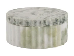 - Bowl with lid marble himalayan green*Present time Sale