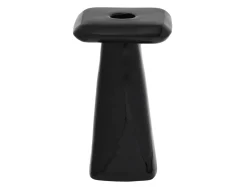 - Candle holder Roca large black^Present time