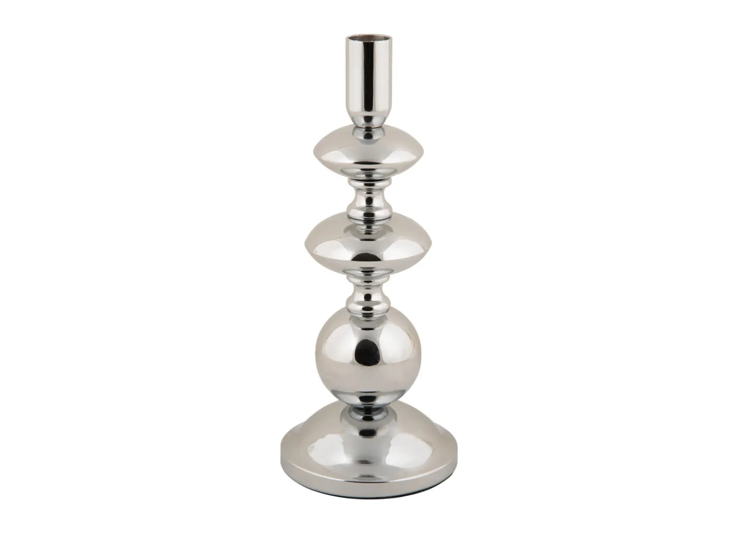 - Candle holder Dazzle large chrome plated*Present time New