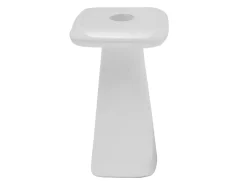 - Candle holder Roca large white^Present time New