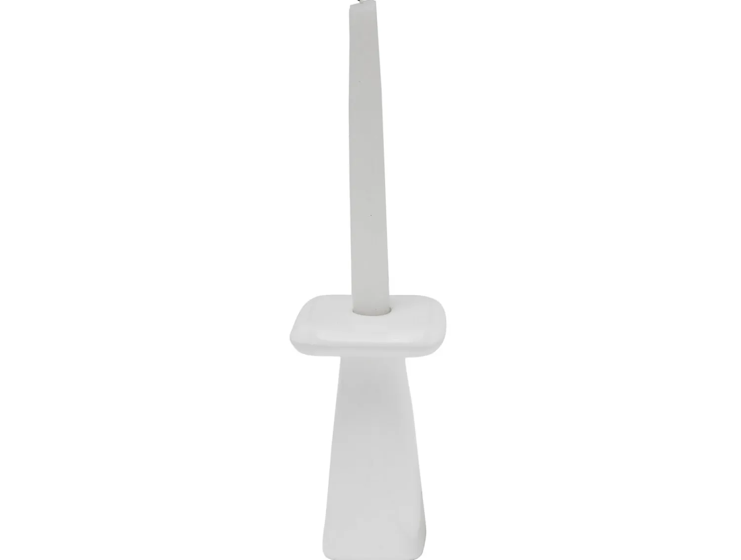 - Candle holder Roca large white^Present time New