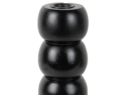 - Candle holder Modelar Large mango wood black*Present time
