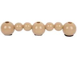 - Candle holder Bubbles straight enamel soft brown^Present time Sale