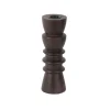 - Candle holder Formado Medium mango wood walnut lacquered*Present time Clearance