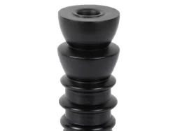 - Candle holder Modelar Small mango wood black*Present time Clearance