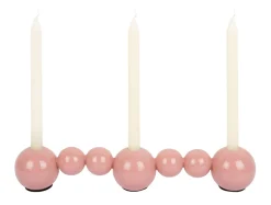 - Candle holder Bubbles straight enamel flamingo pink*Present time Outlet