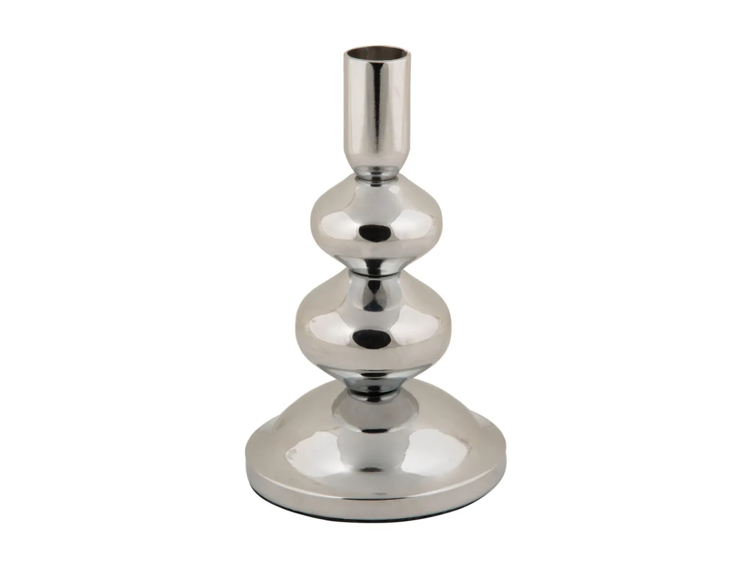 - Candle holder Dazzle small chrome plated*Present time Online