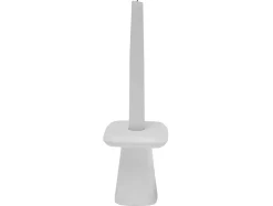 - Candle holder Roca small white*Present time