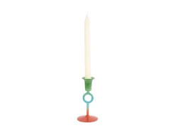 - Candle holder Anillo Vivo small multi colour retro green*Present time Discount