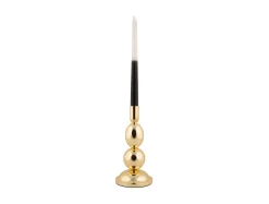 - Candle holder Dazzle medium gold plated^Present time Sale