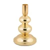 - Candle holder Dazzle small gold plated^Present time