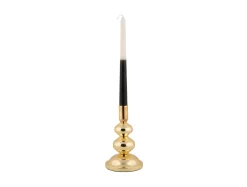 - Candle holder Dazzle small gold plated^Present time